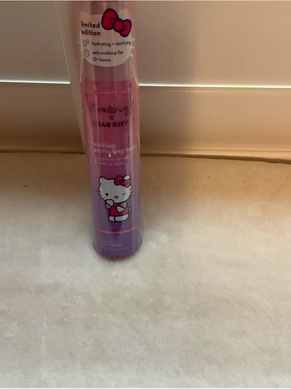 Hello Kitty Limited Edition Pink Makeup Setting Spray - Hydrating Finish